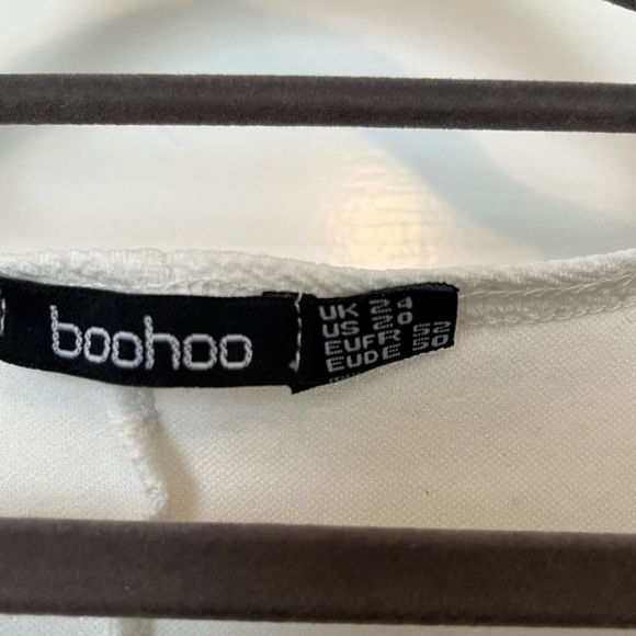 Boohoo white romper shorts - Picture 2 of 4